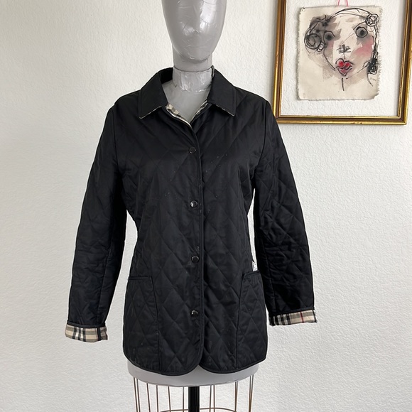 Burberry London Constance Quilted Snap Front Jacket - Picture 2 of 15